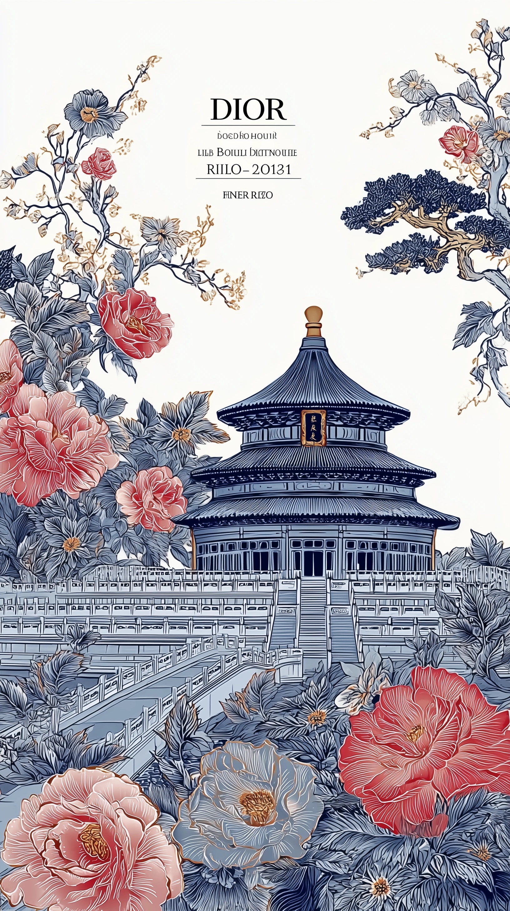 Beijing's Temple of Heaven: Hand-Drawn Elegance