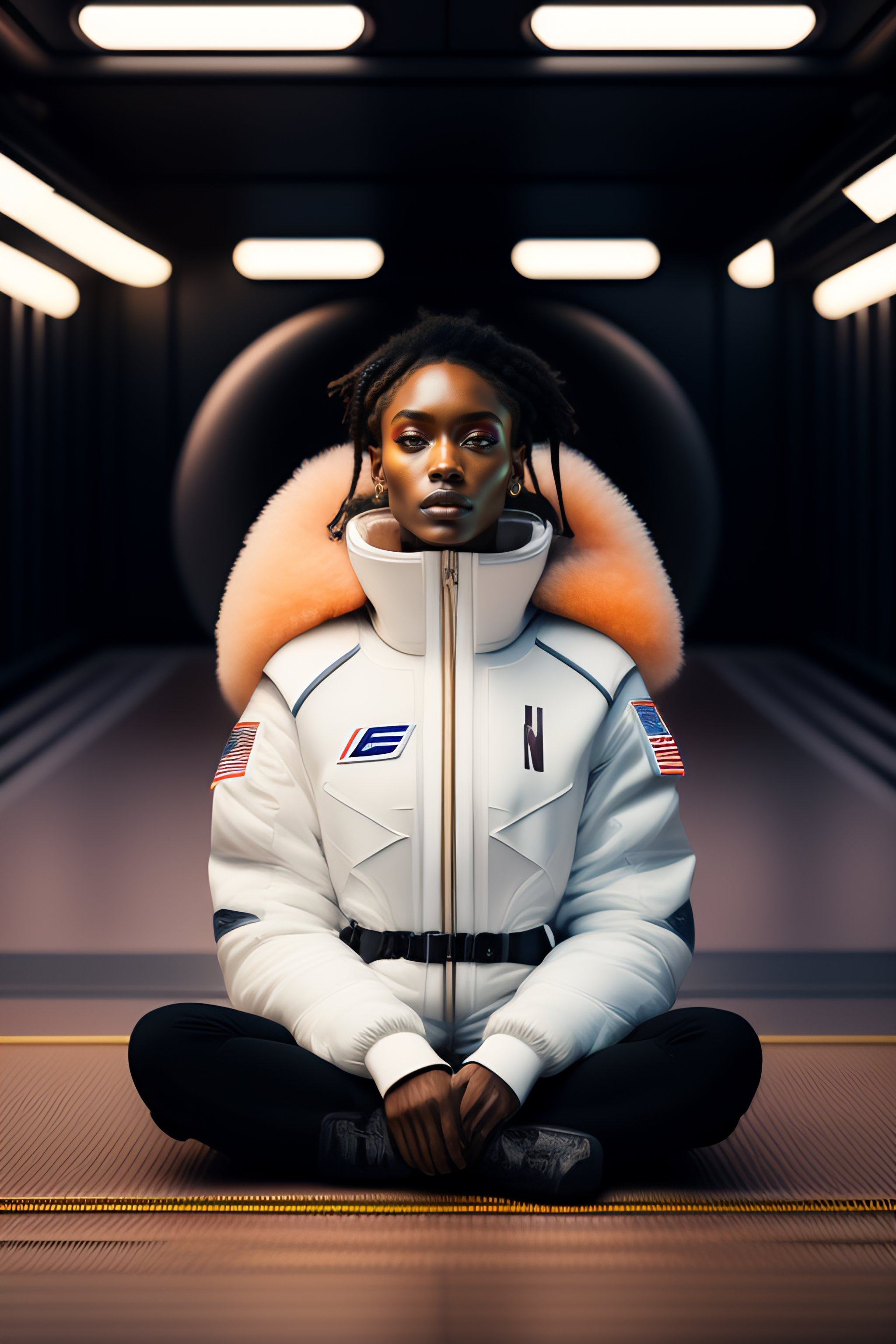 Trapped Beauty: Ultra HD Space Station Photoshoot