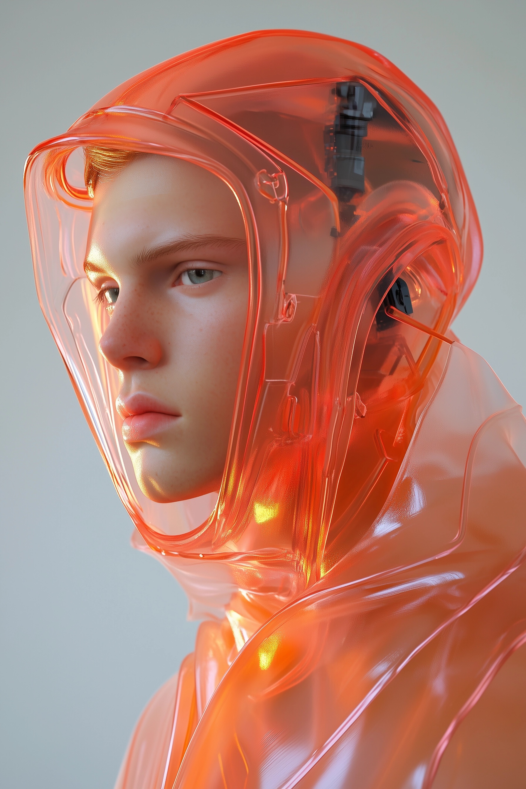 Futuristic Cybernetic Fashion: A Bio-Mechanical Vision