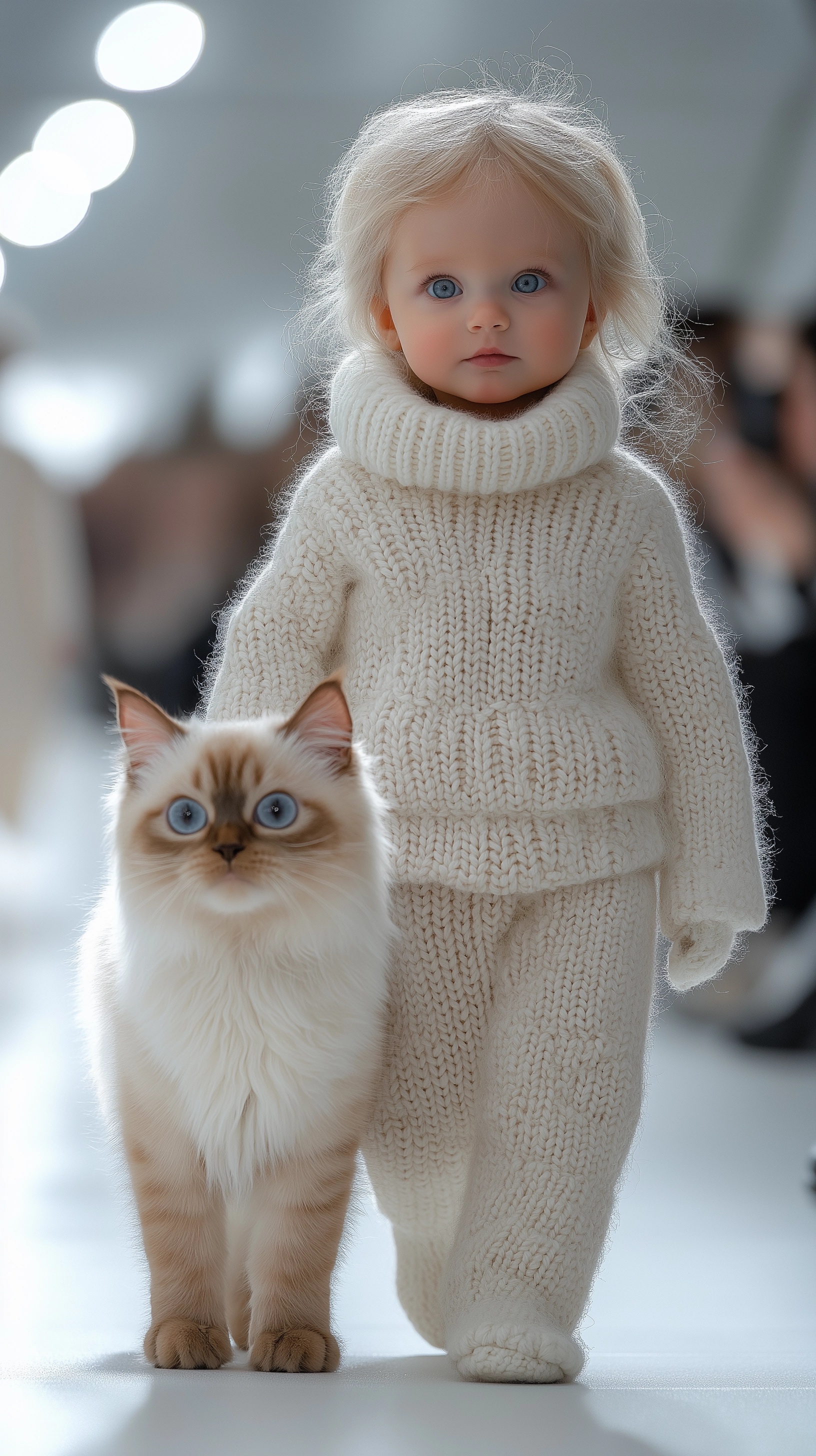 Gucci Fashion Show: Babies and Cats on the Catwalk