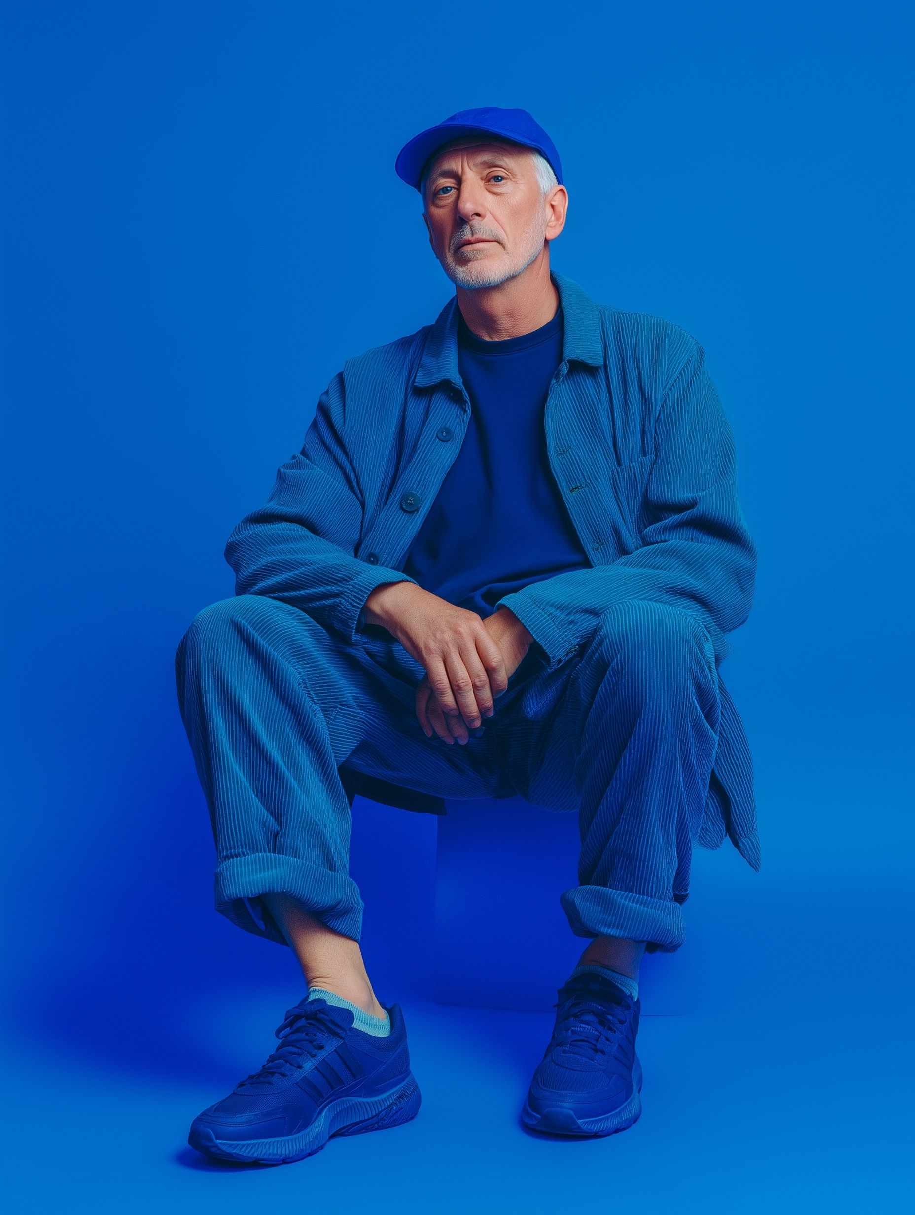 Stylish Blue Ensemble for the Modern Man