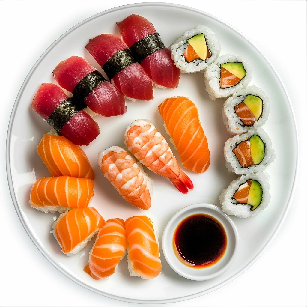 Delicious Assorted Sushi: A Culinary Delight