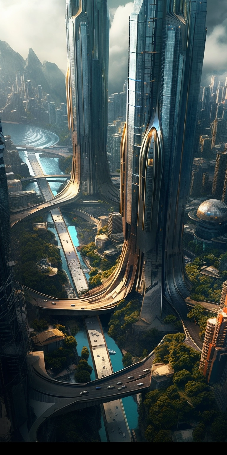 Discover Futuristic Cities with Photorealistic Detail