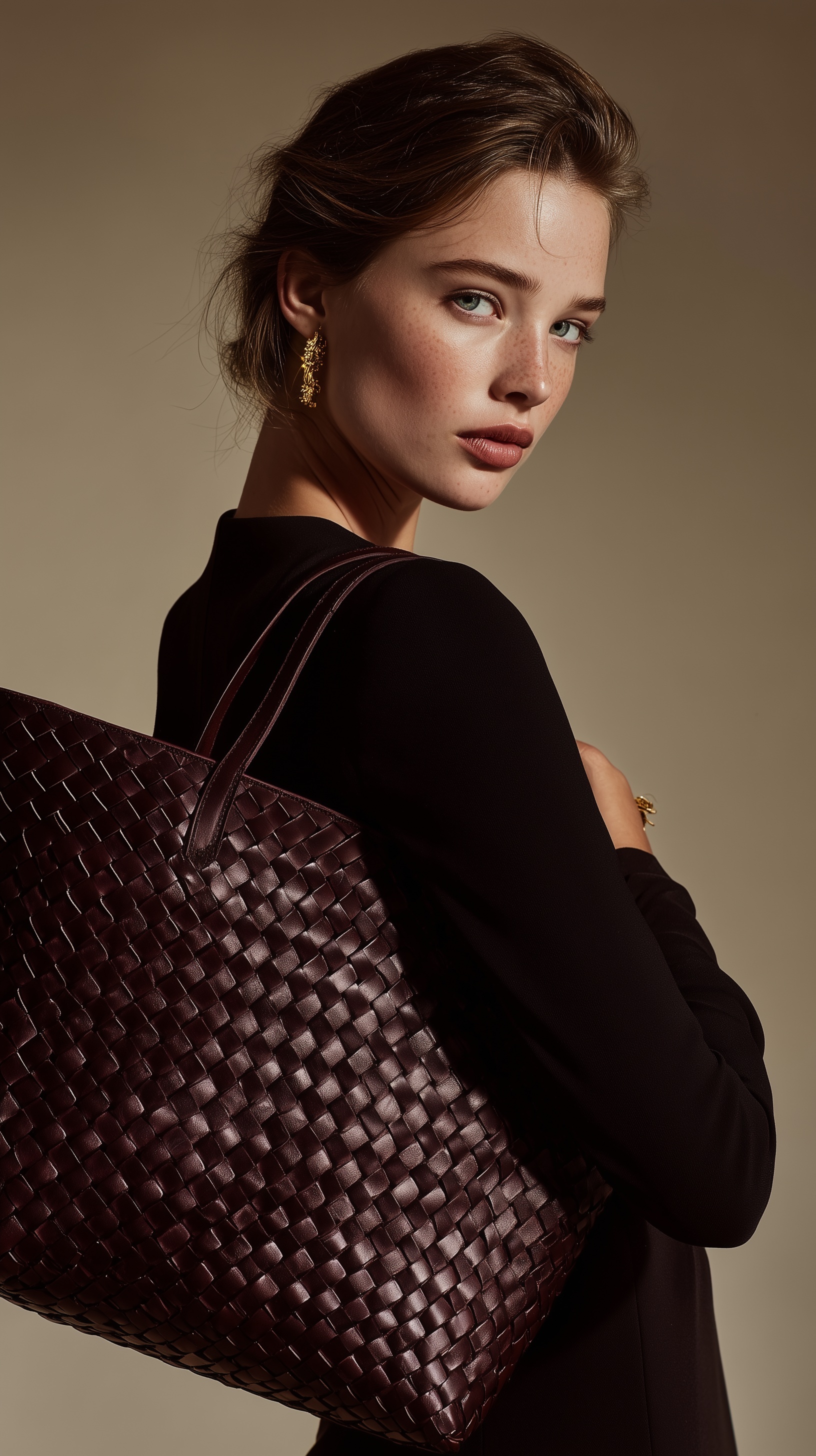 Timeless Elegance: A Vogue-Inspired Fashion Portrait