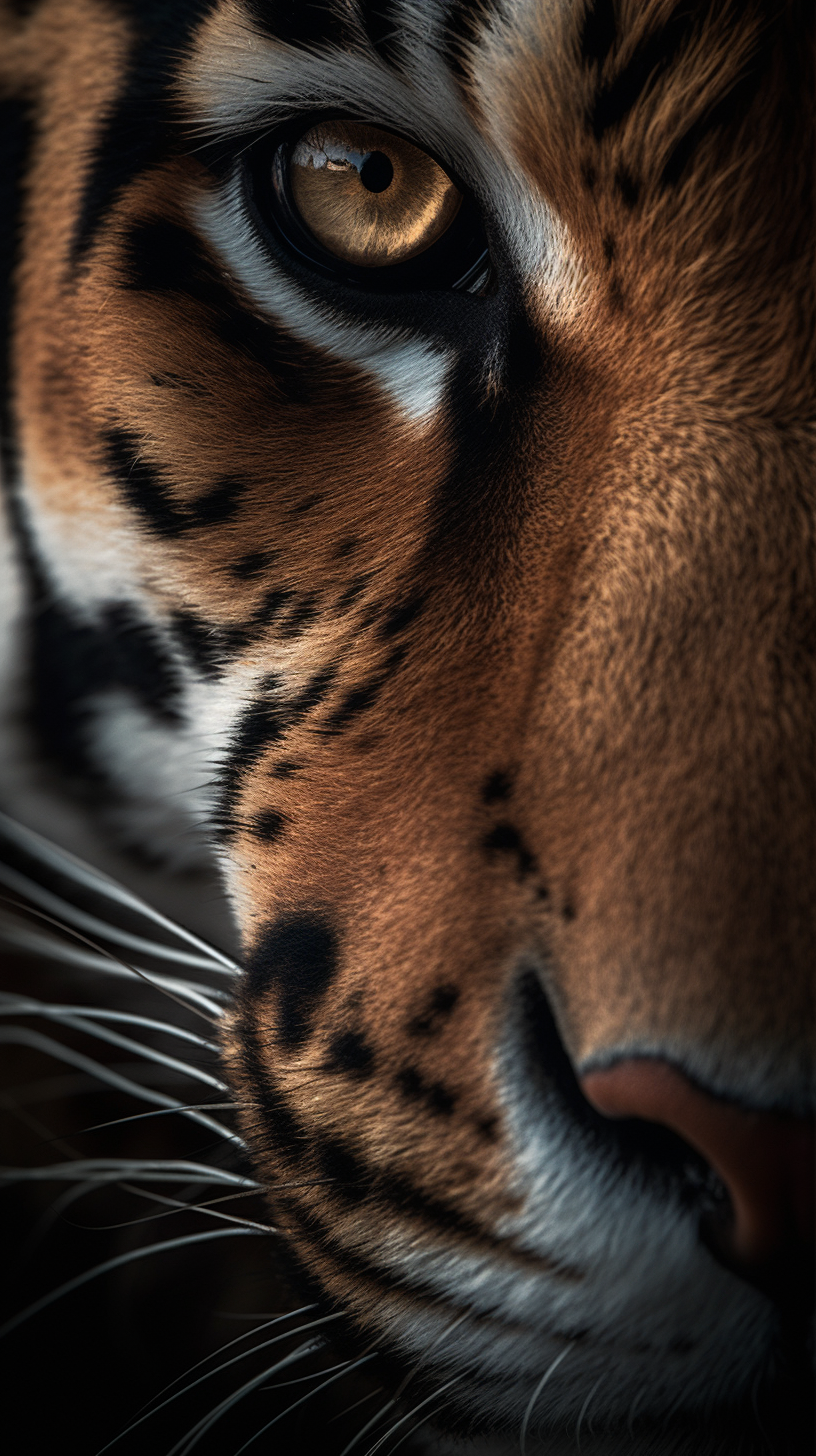 Majestic Tiger Eye - Extreme Macro Close Up