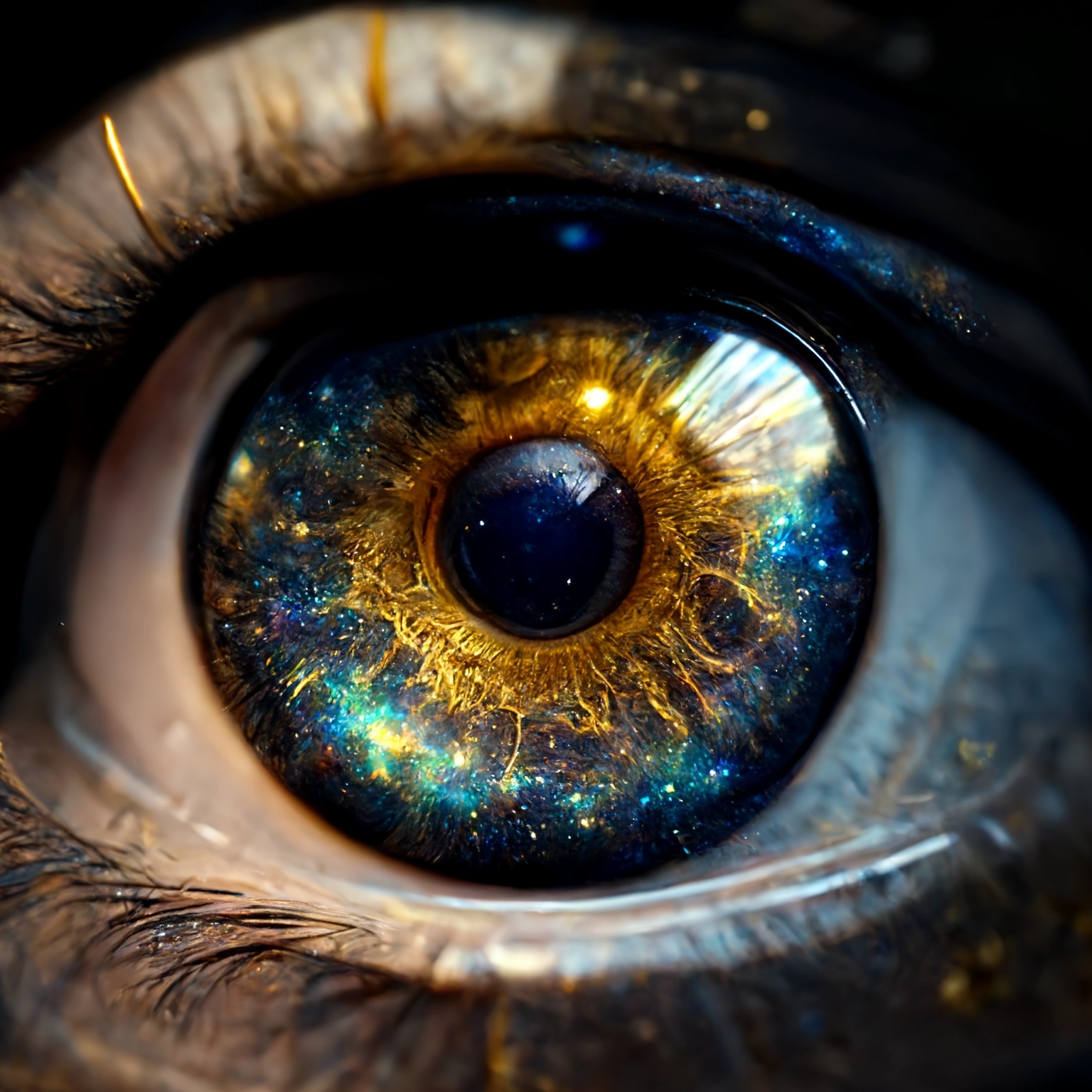 Galactic Eye: Photorealistic Close-Up in 8K Detail