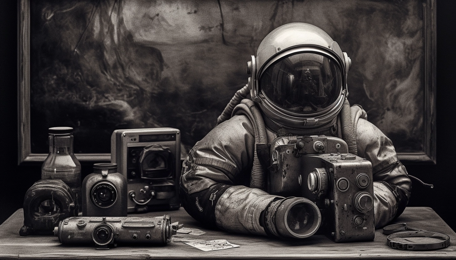 Exploring the Moon: Stunning 8K Black and White Photos