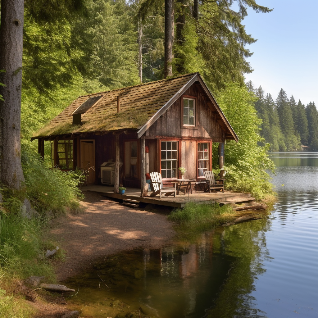 Tranquil Cabin Retreat by Serene Lake