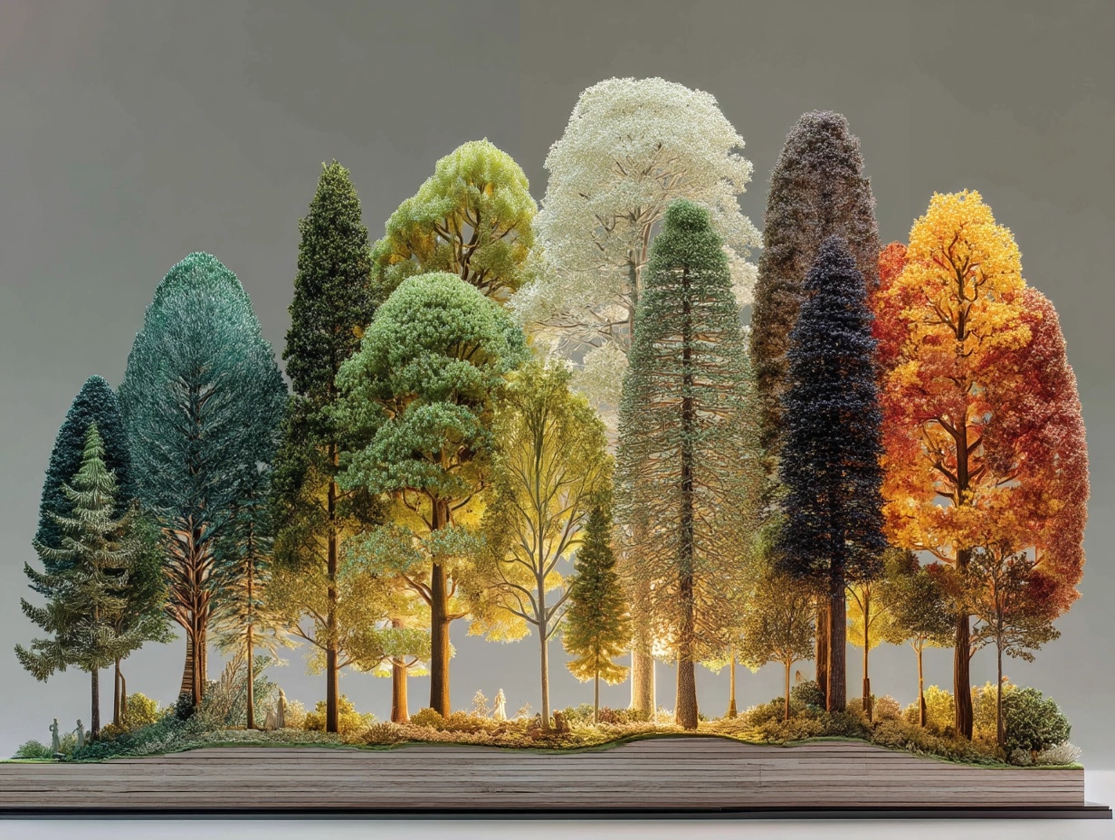 Cascading Fall Colors: A Stunning Nature Display