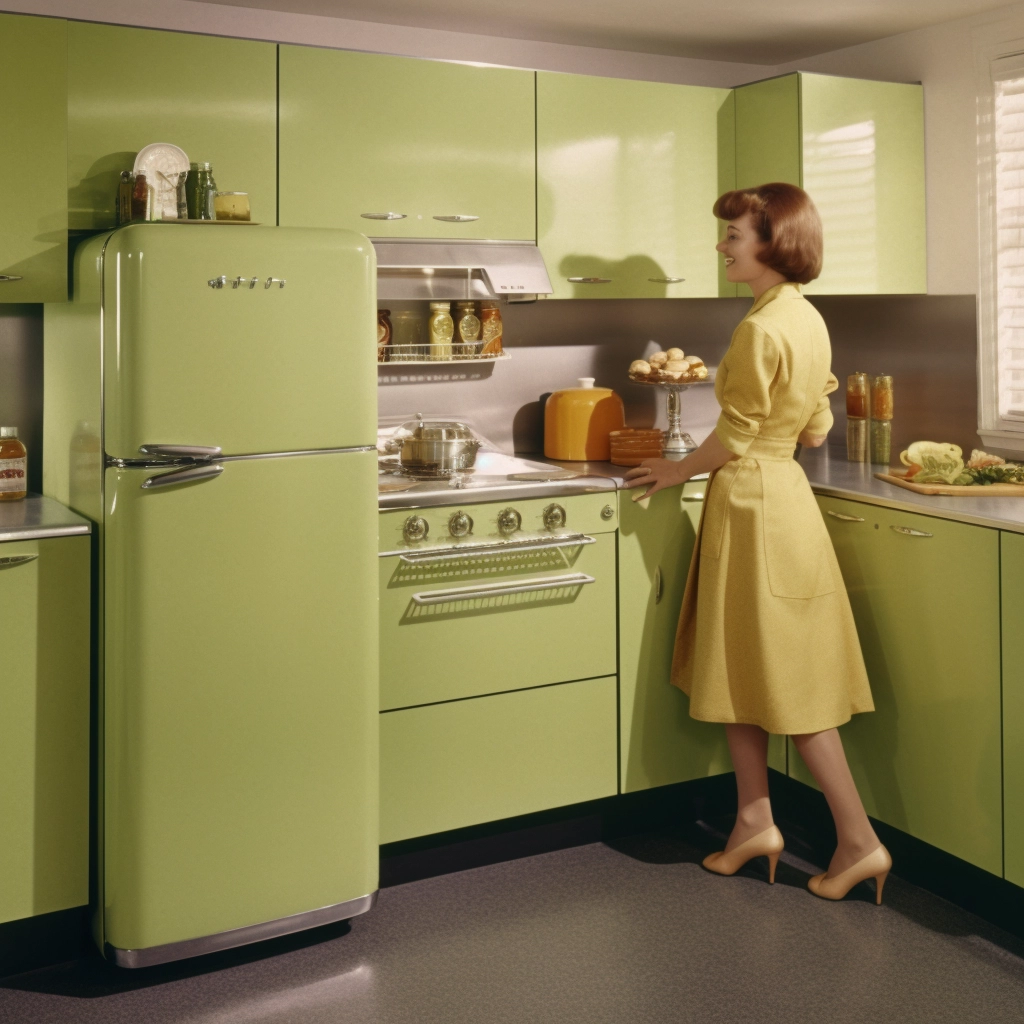 Retro Kitchen Makeover: Avocado Green Appliances