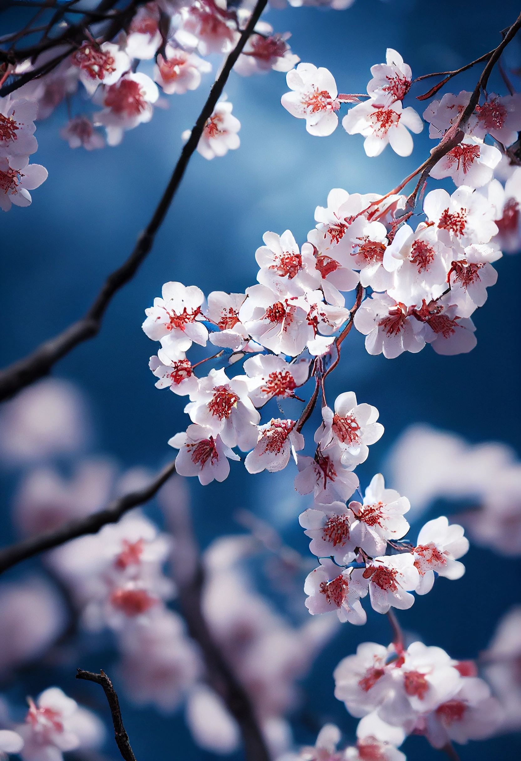 Ultra-Detailed Sakura Tree Close-Up in HD