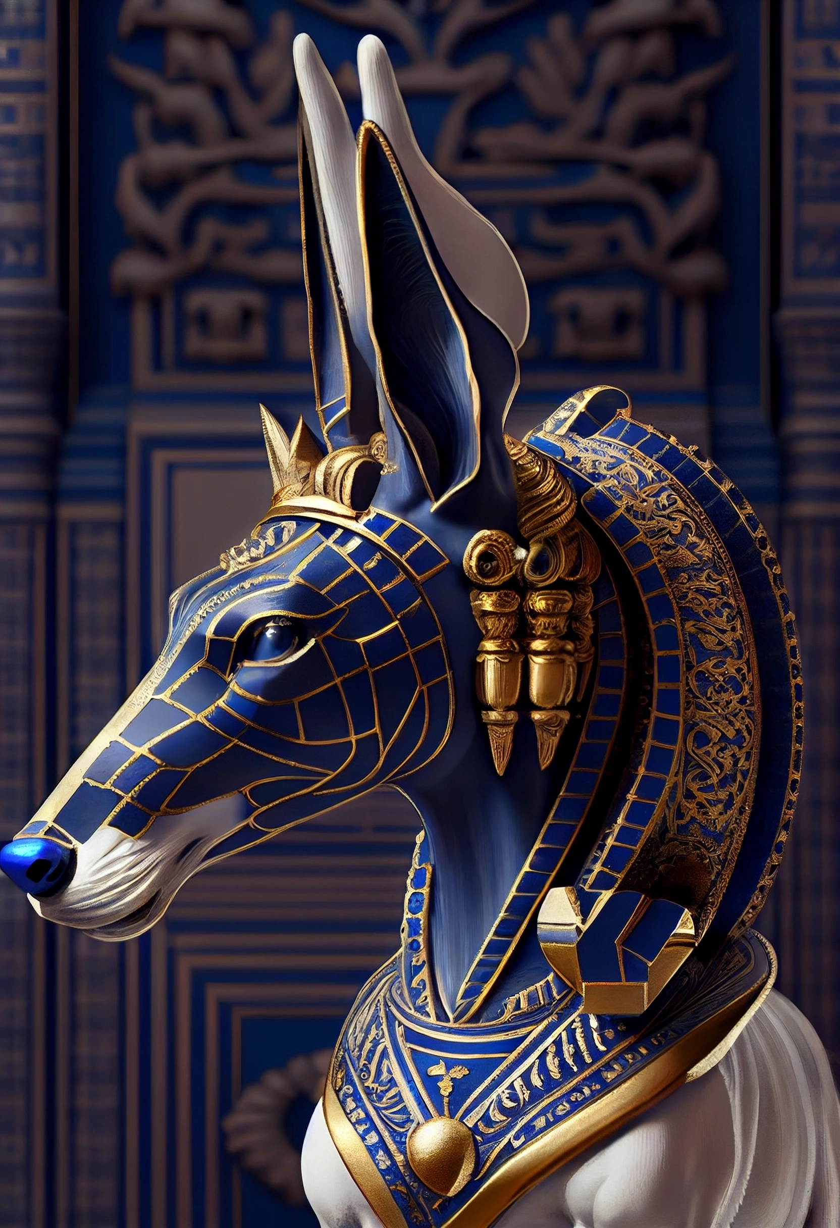 Anubis: A Gothic Neoclassical Masterpiece