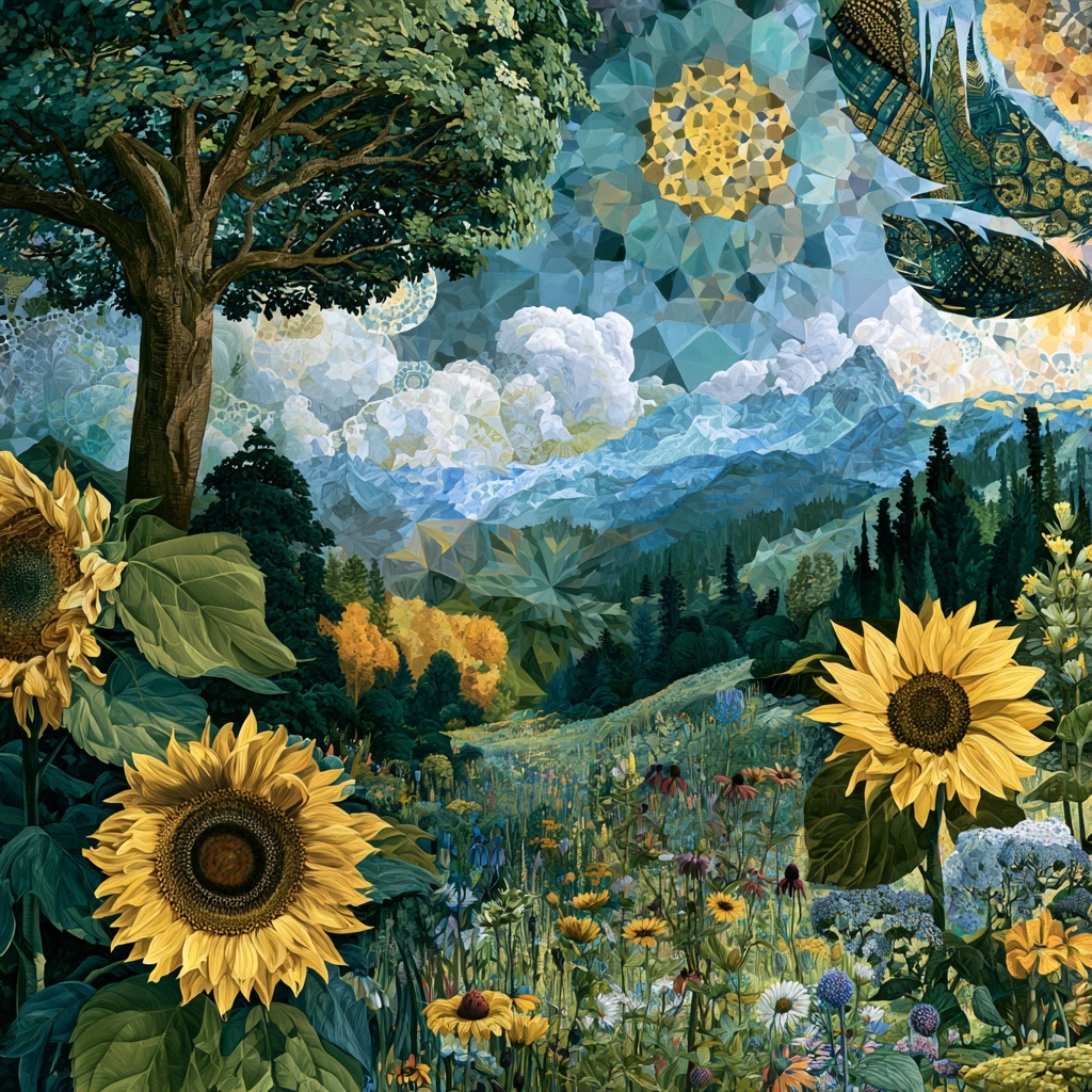 Fractal Forest: Biophilic Mural for Education