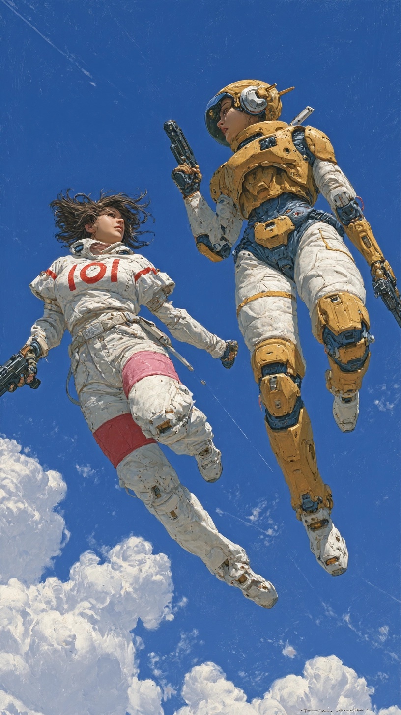 Epic Sci-Fi Duel in the Sky: Prepare for Collision!