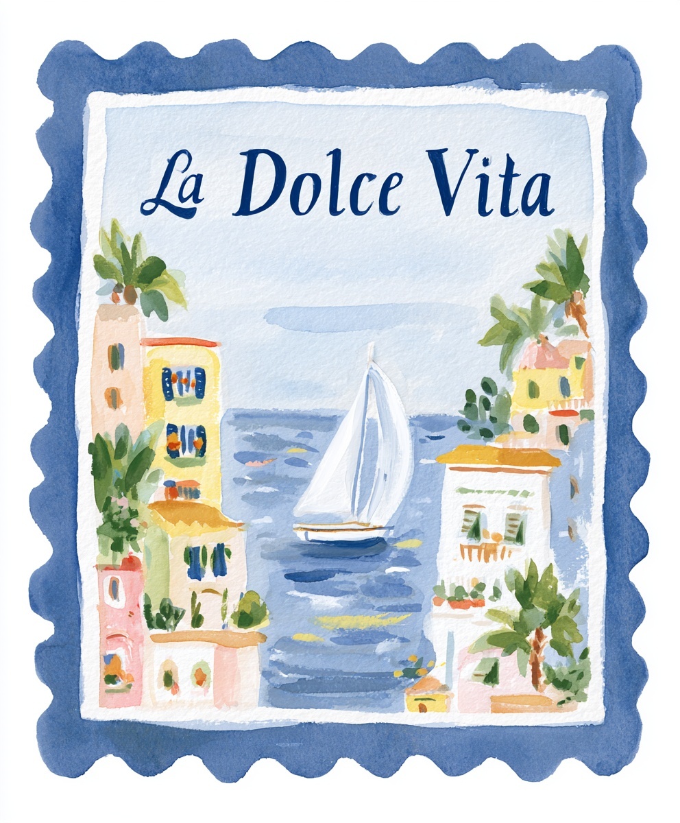 Discover La Dolce Vita: Mediterranean Travel Art