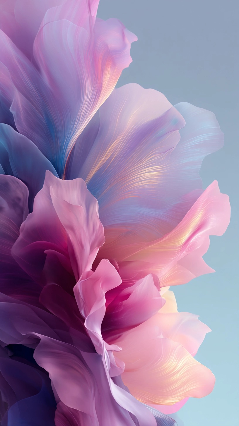Pastel Dreams: Ethereal Shapes & Dynamic Gradients