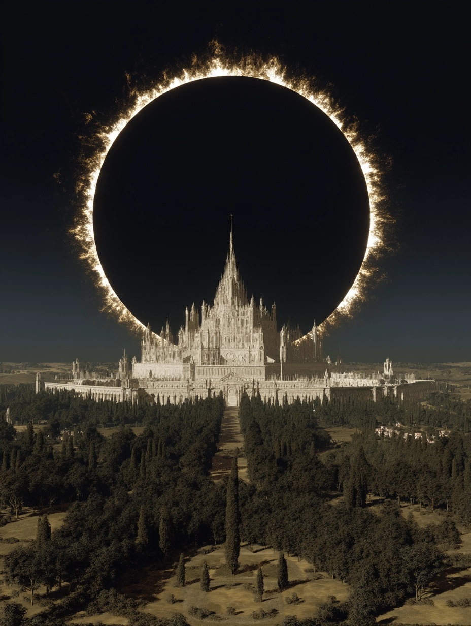Celestial Majesty: Surreal Divine Beauty Unleashed