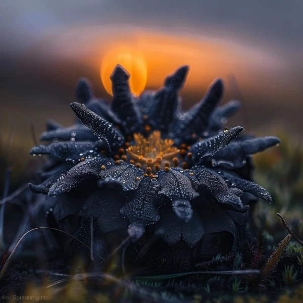 Stunning Nature Art: Puryear & Giger Flower Hybrid