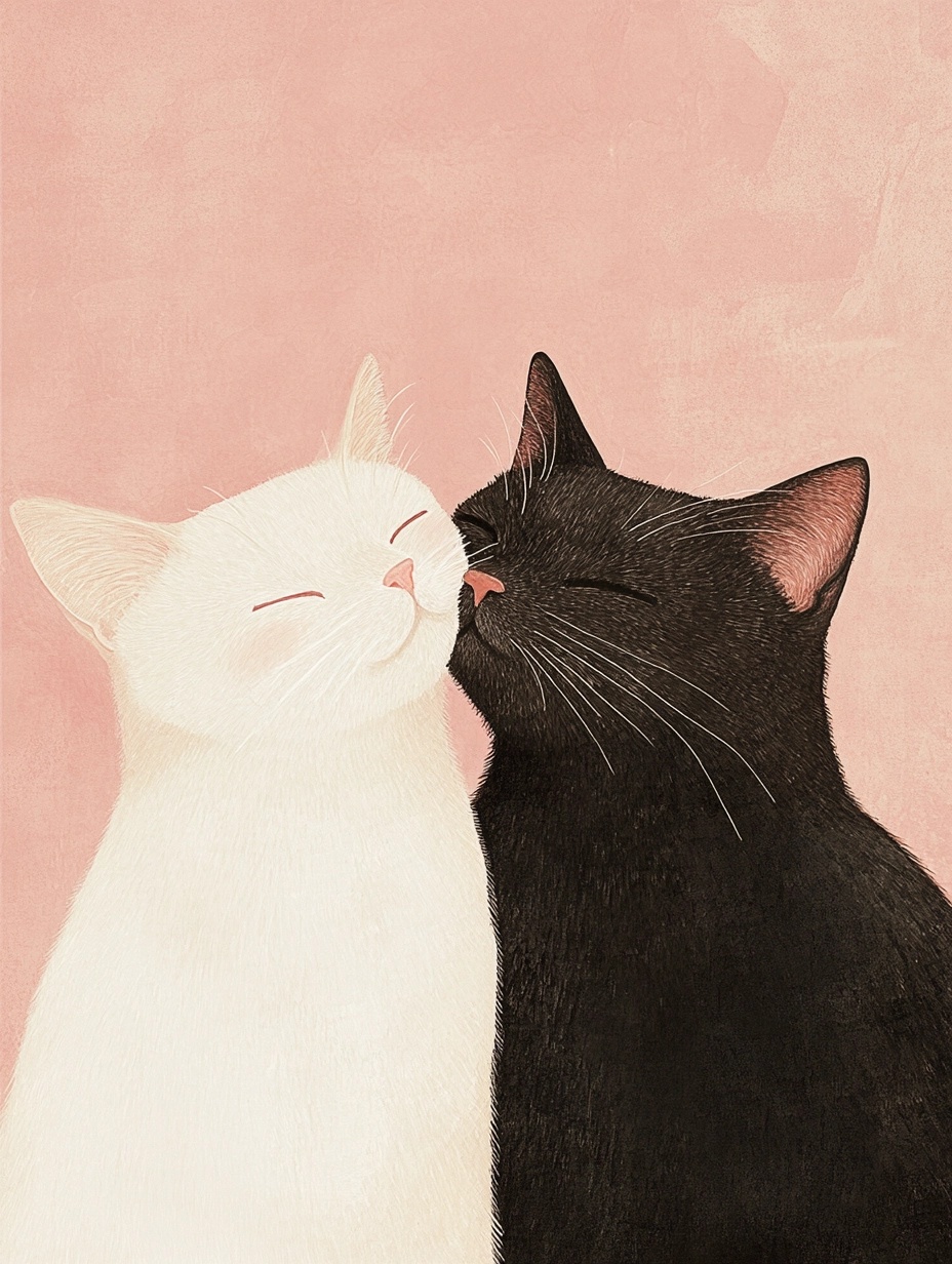 Charming Cats: Tomie dePaola Inspired Art Print