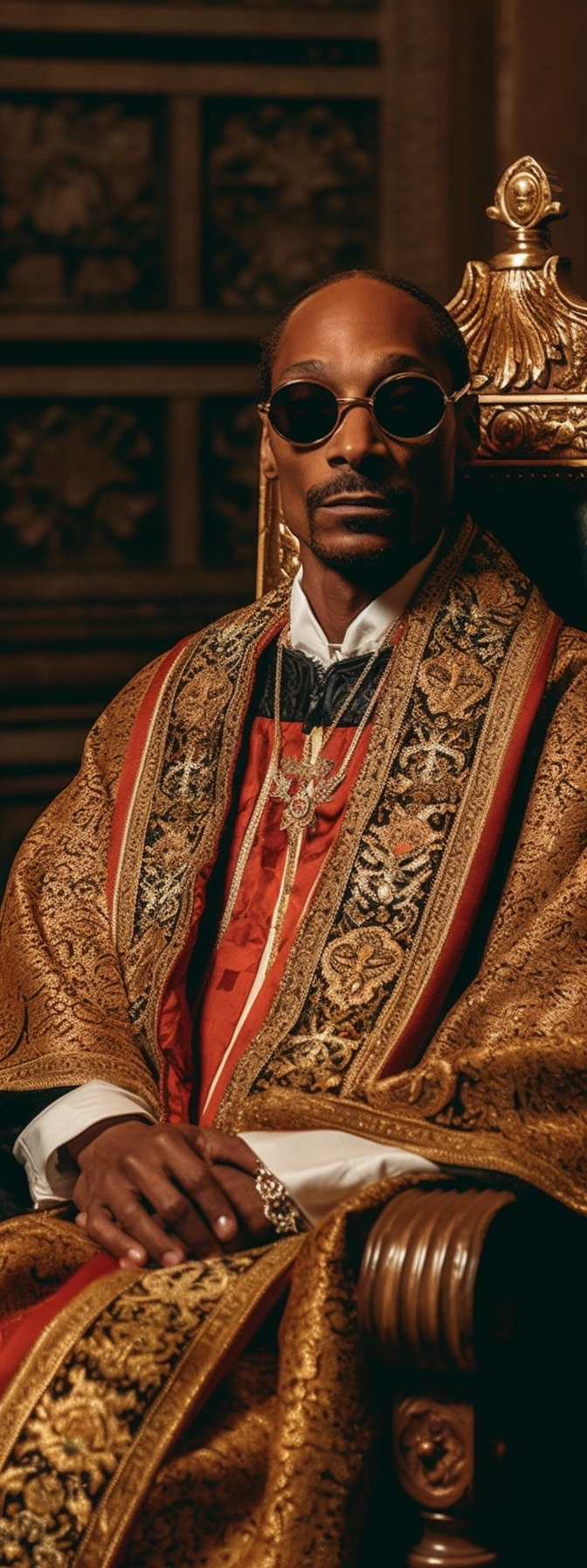 Pope Snoop Dogg Rocks Gucci Papal Robes