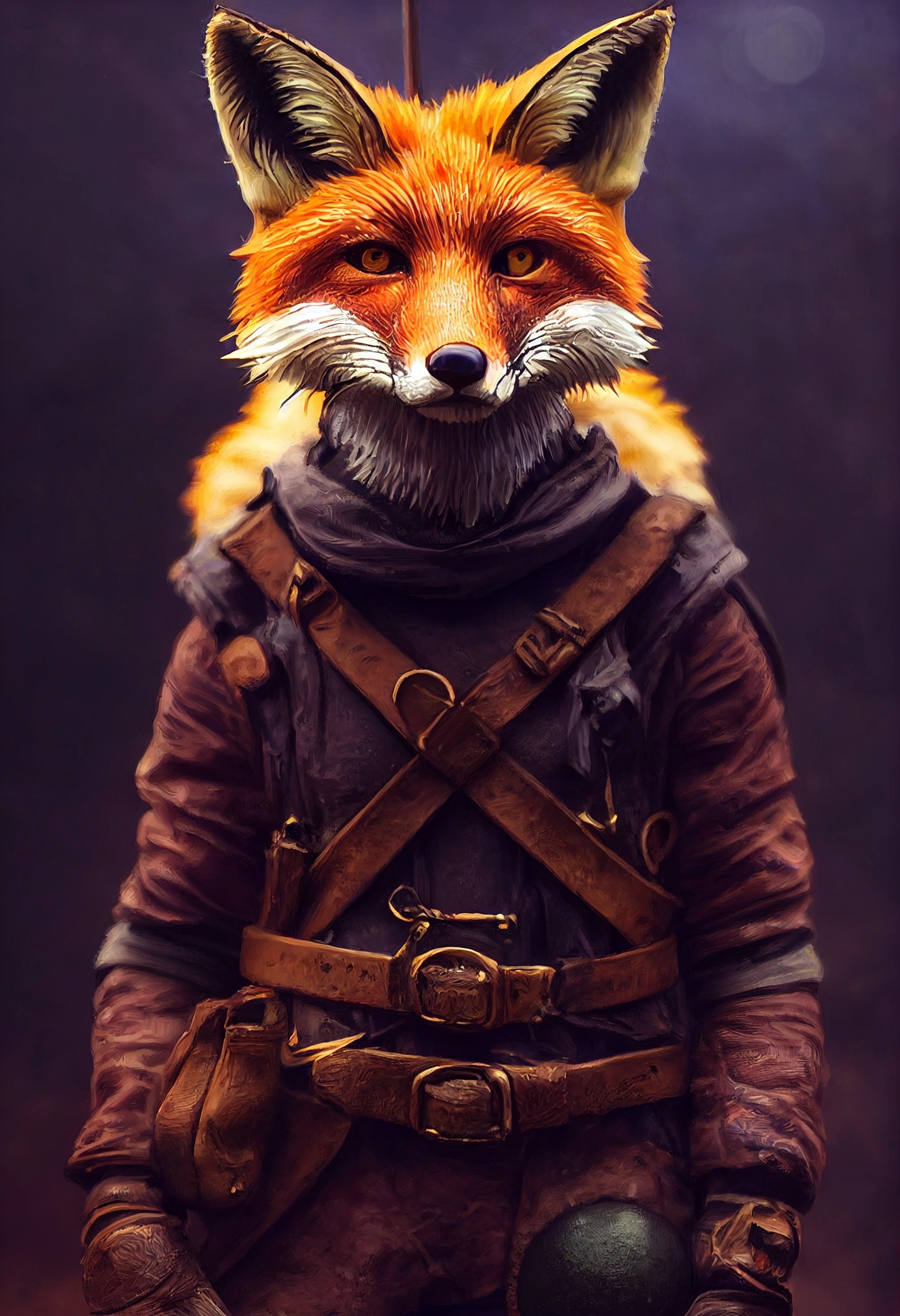 Realistic Fox Adventurer Figure - Whelan Masterwork