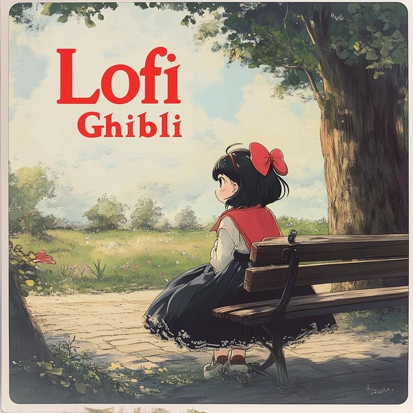 Lofi Ghibli: Kiki's Park Bench Vibes