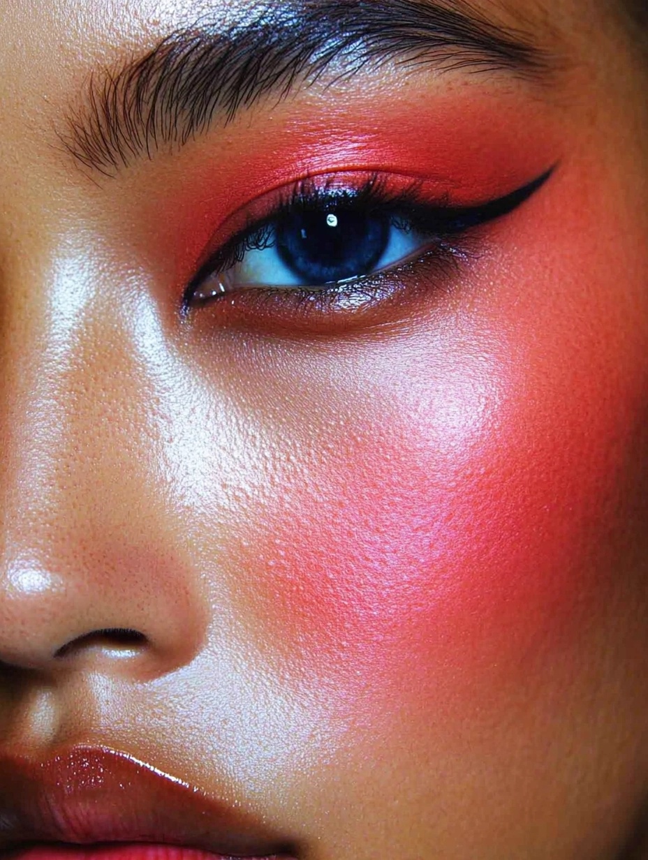 Stunning High Fashion Makeup for Black Skin