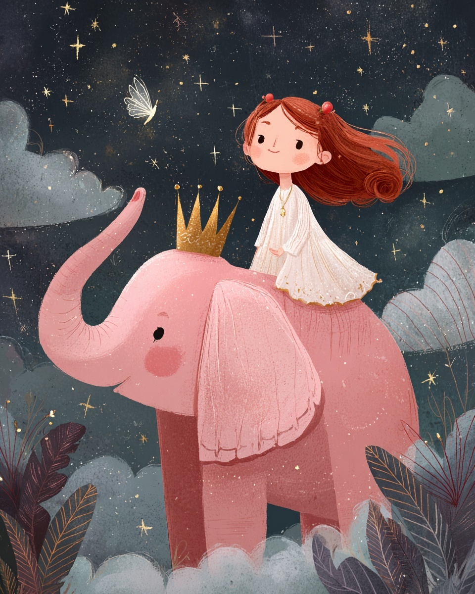 Enchanted Pink Elephant: A Dreamy Adventure