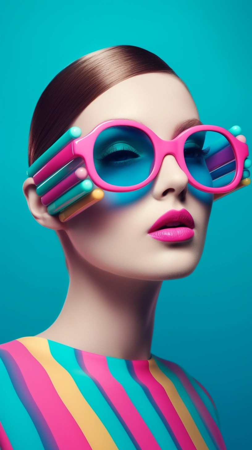 Pop Art Sunglasses & Resin Jewelry: Eye-Catching Style