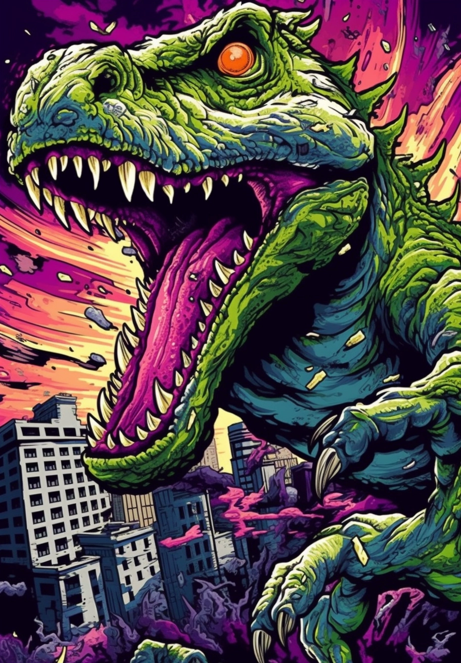 Vibrant Cityscapes: Terrorwave, Mecha Anime & More