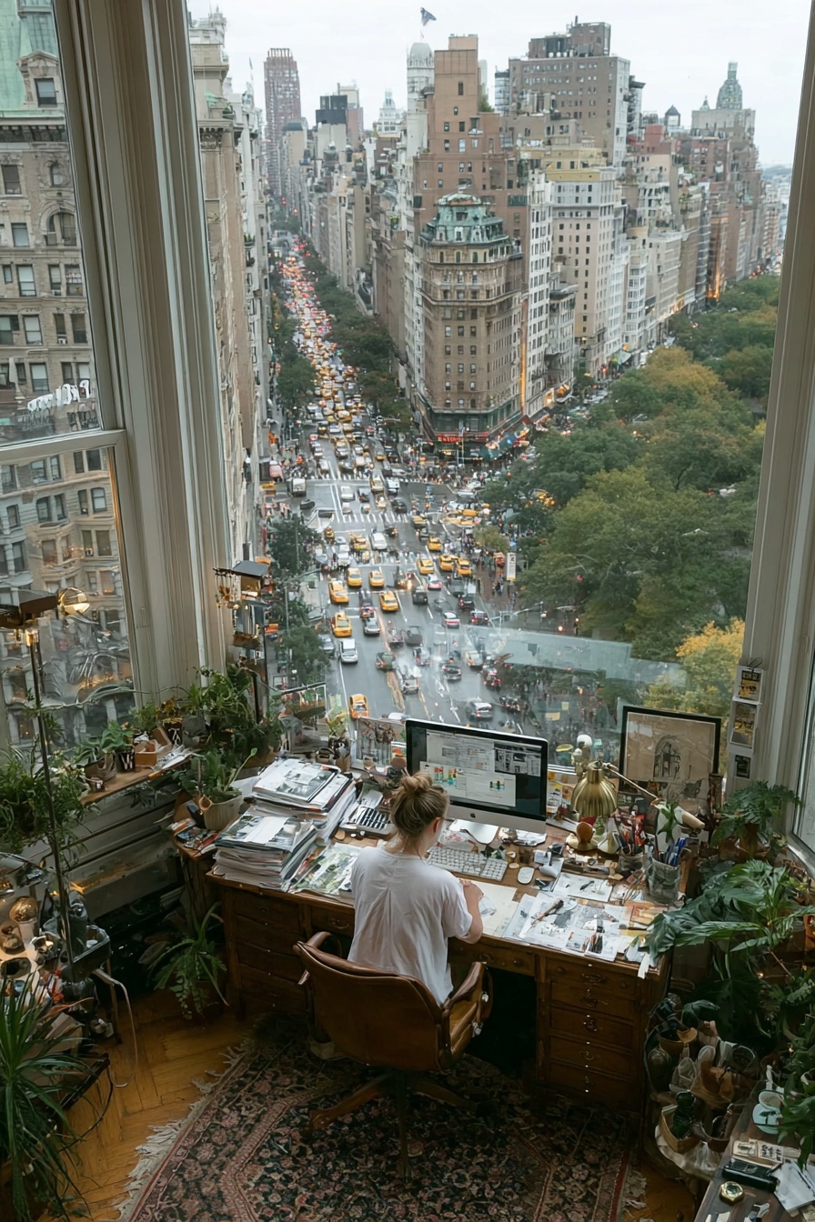 Stunning Architect's Office Overlooking NYC