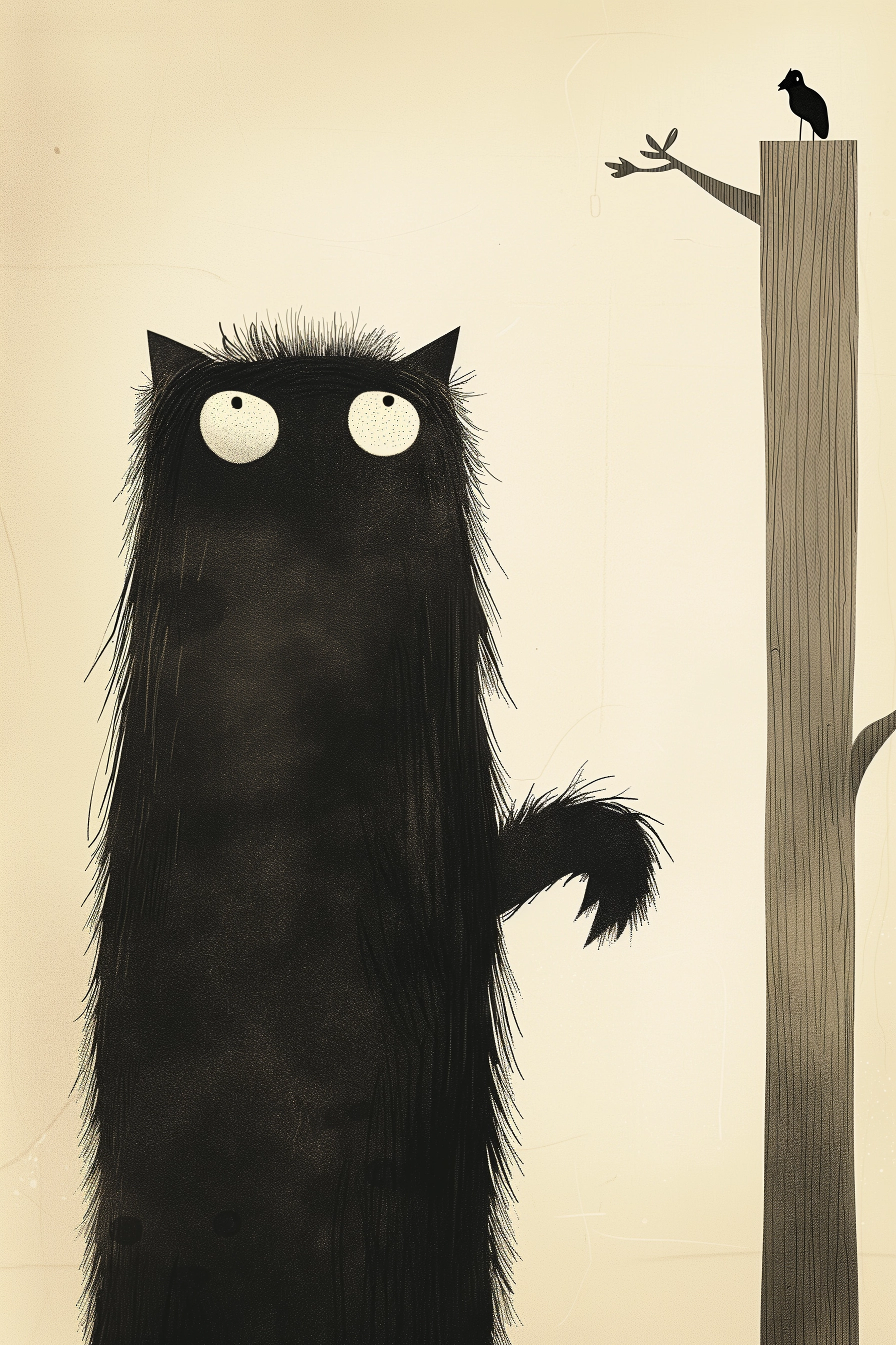 Laugh-out-loud Fun With Jon Klassen's Monster Illustration • PromptDen