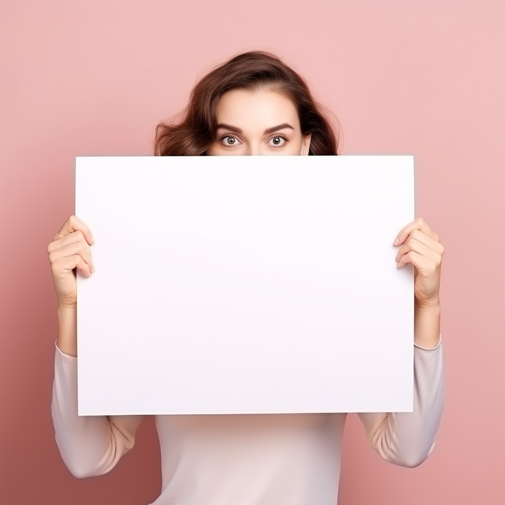 Unveiling the Secret: Woman Concealed, Poster Revealed