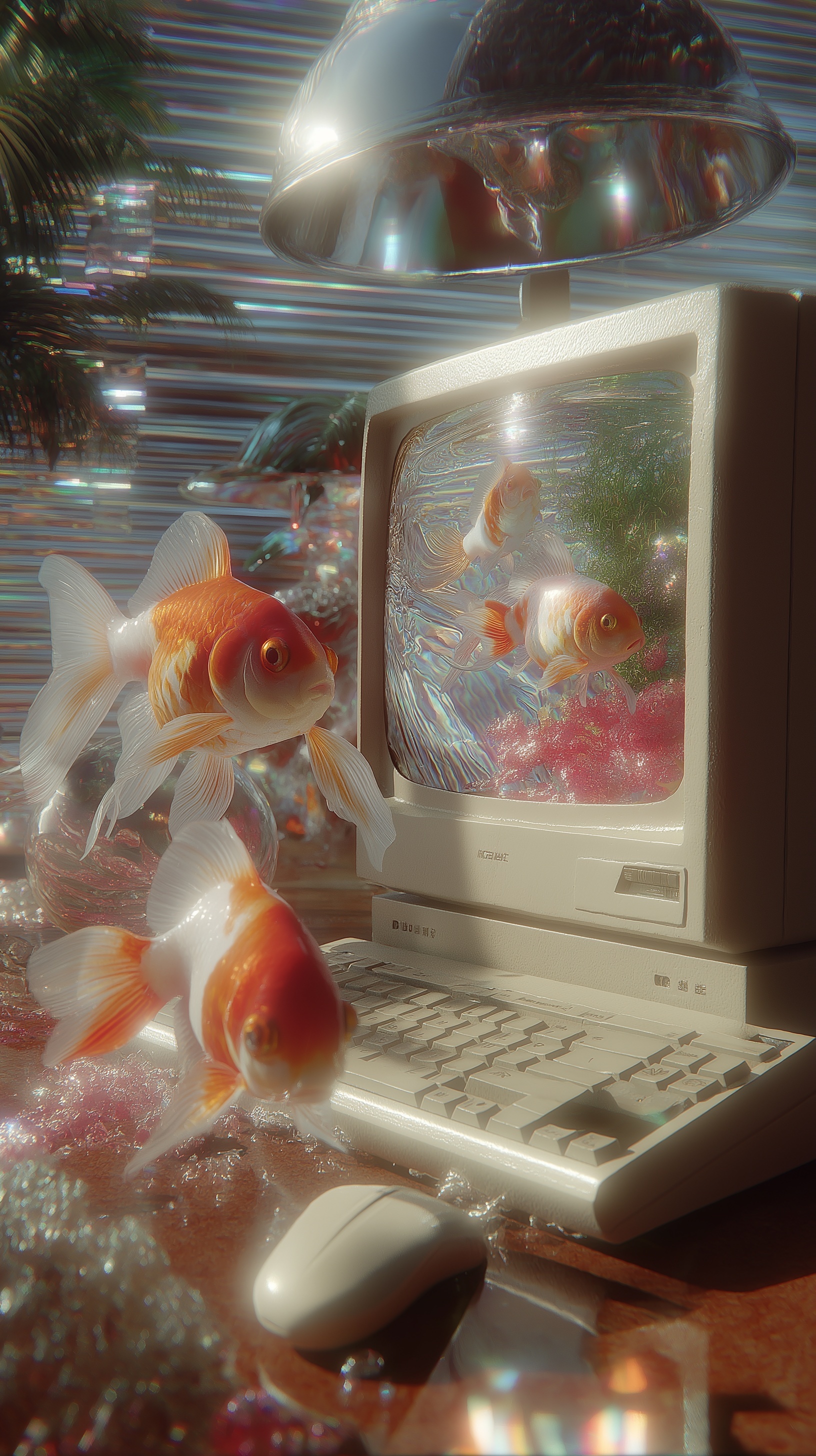 Retro Macintosh with Fish Tank: A Unique Showcase