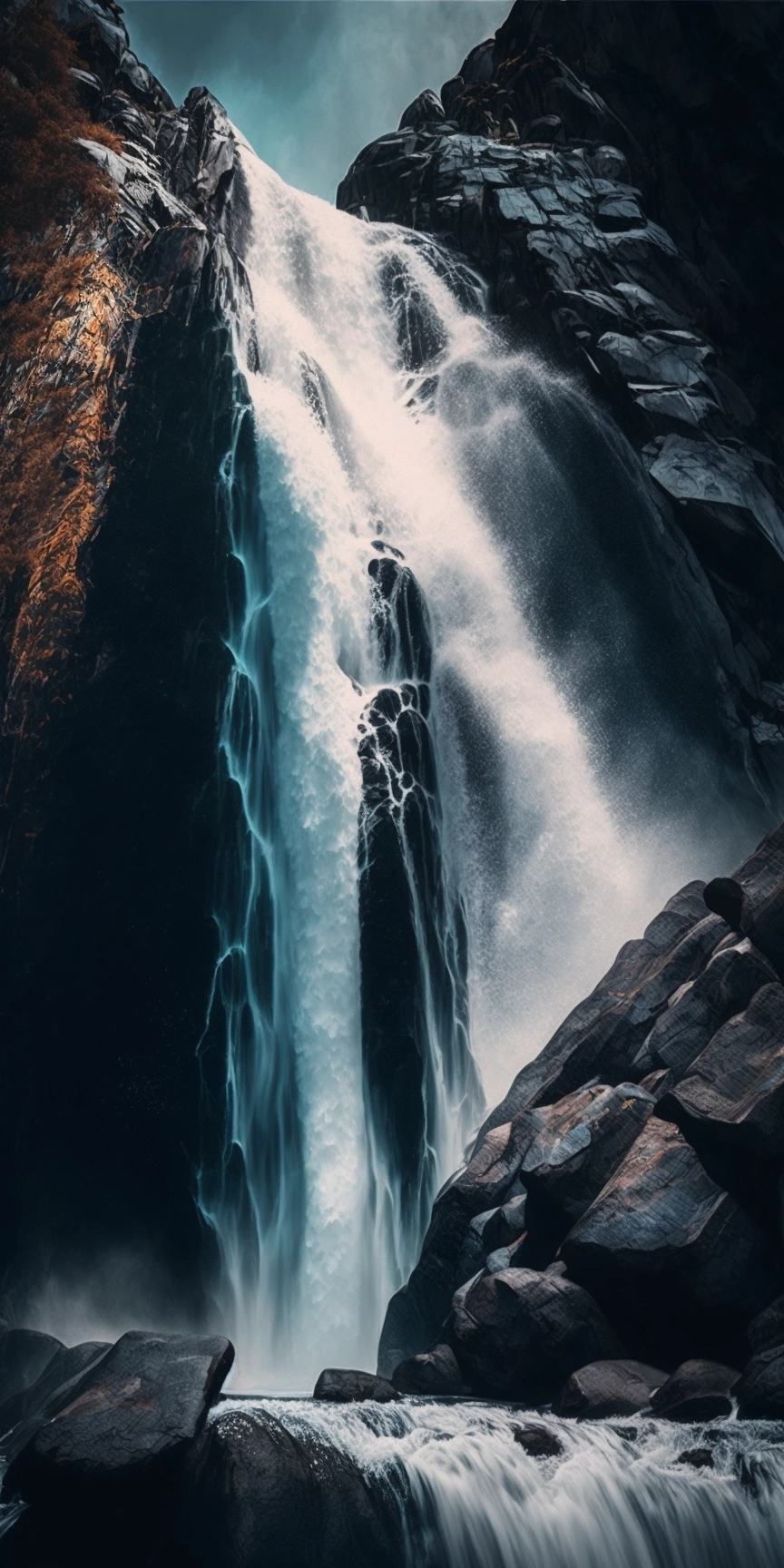 Mountain Waterfall: Award-Winning Cinematic Photography