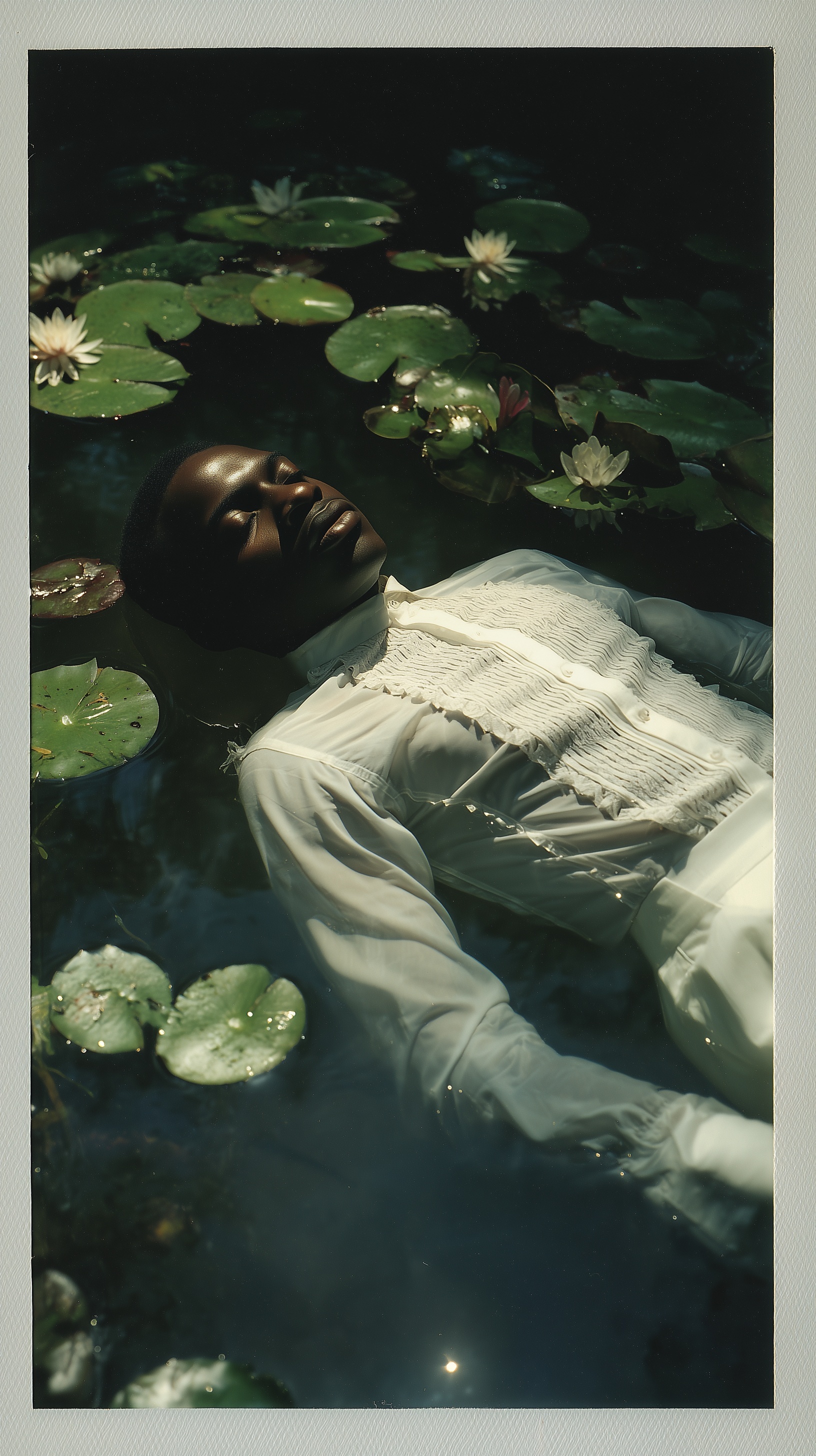 Tranquil Serenity: A Minimalist Lakeside Moment