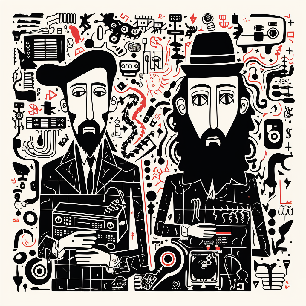 March Mixtape Duos: Pop Art Graphics, Simplified Line Art, Black & White Punch