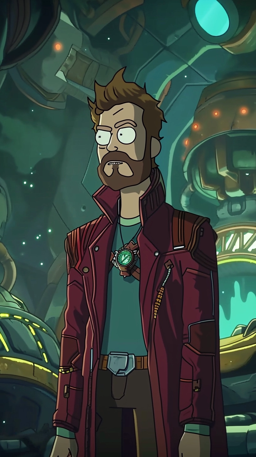 Star Lord Joins Rick and Morty: Epic Crossover Scene