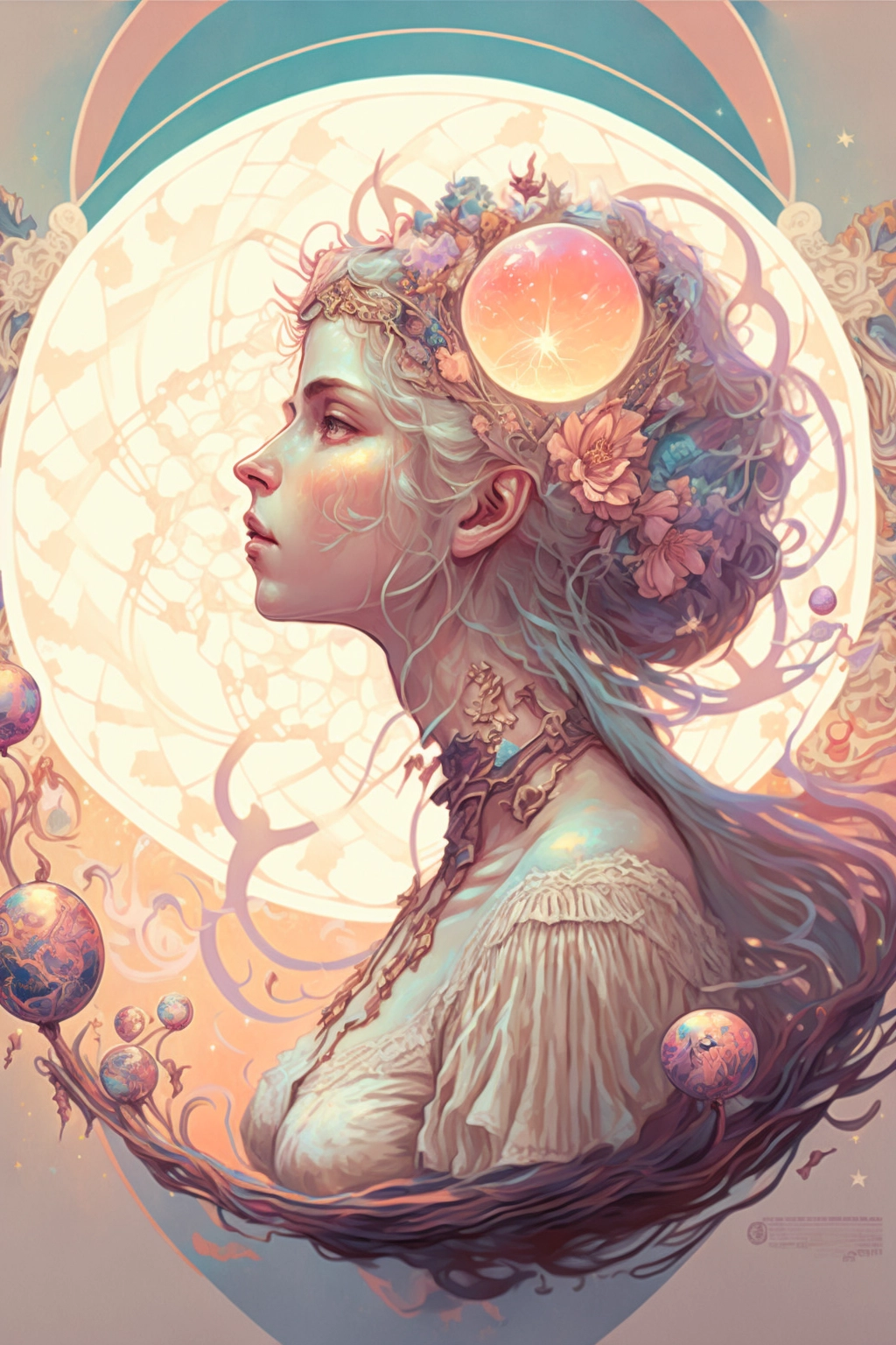 Mystic Solar System Art by Jean, Mohrbacher & Mucha