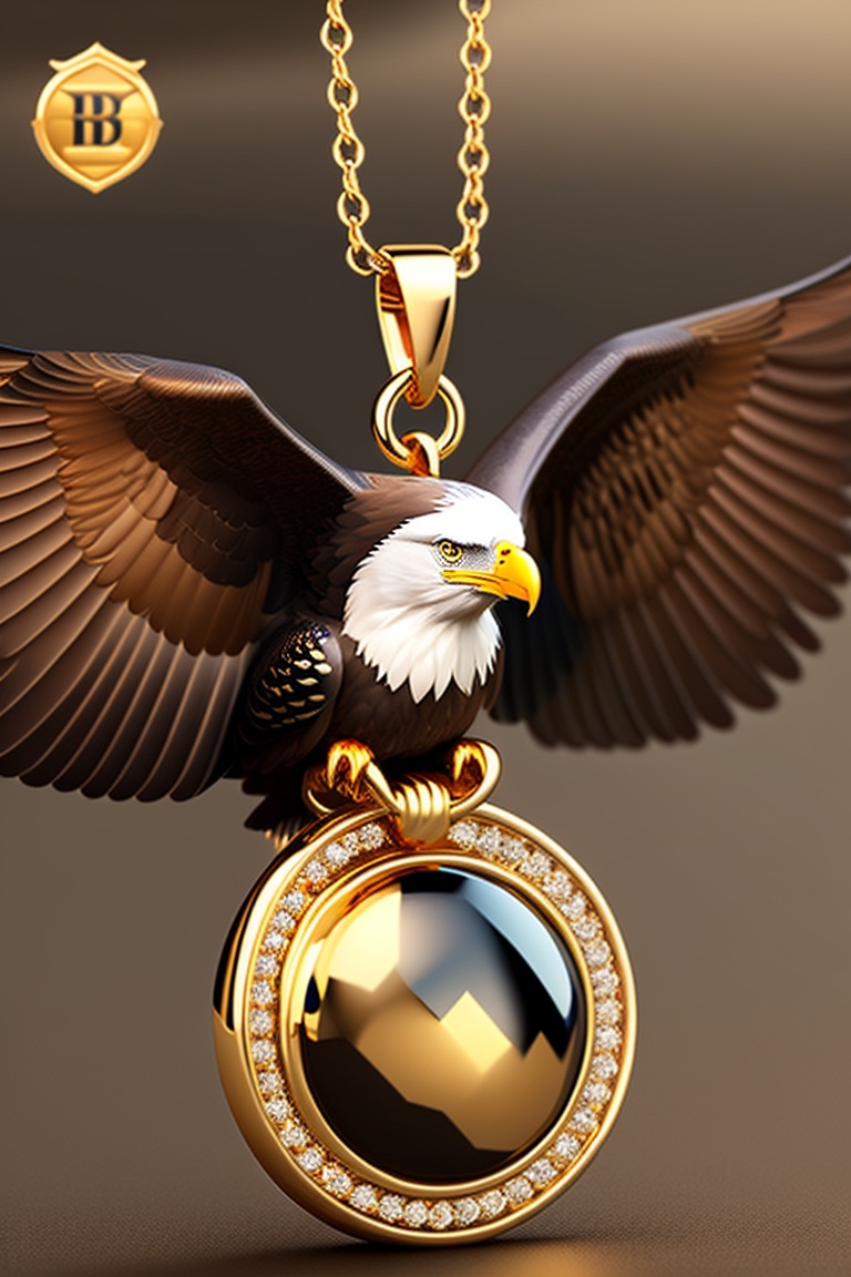 Fly with Freedom: Bald Eagle Necklace