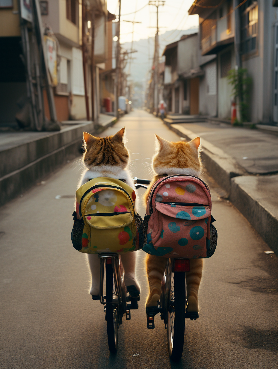 Captivating Documentary: Kitten Commute in 1990s China's School Scene