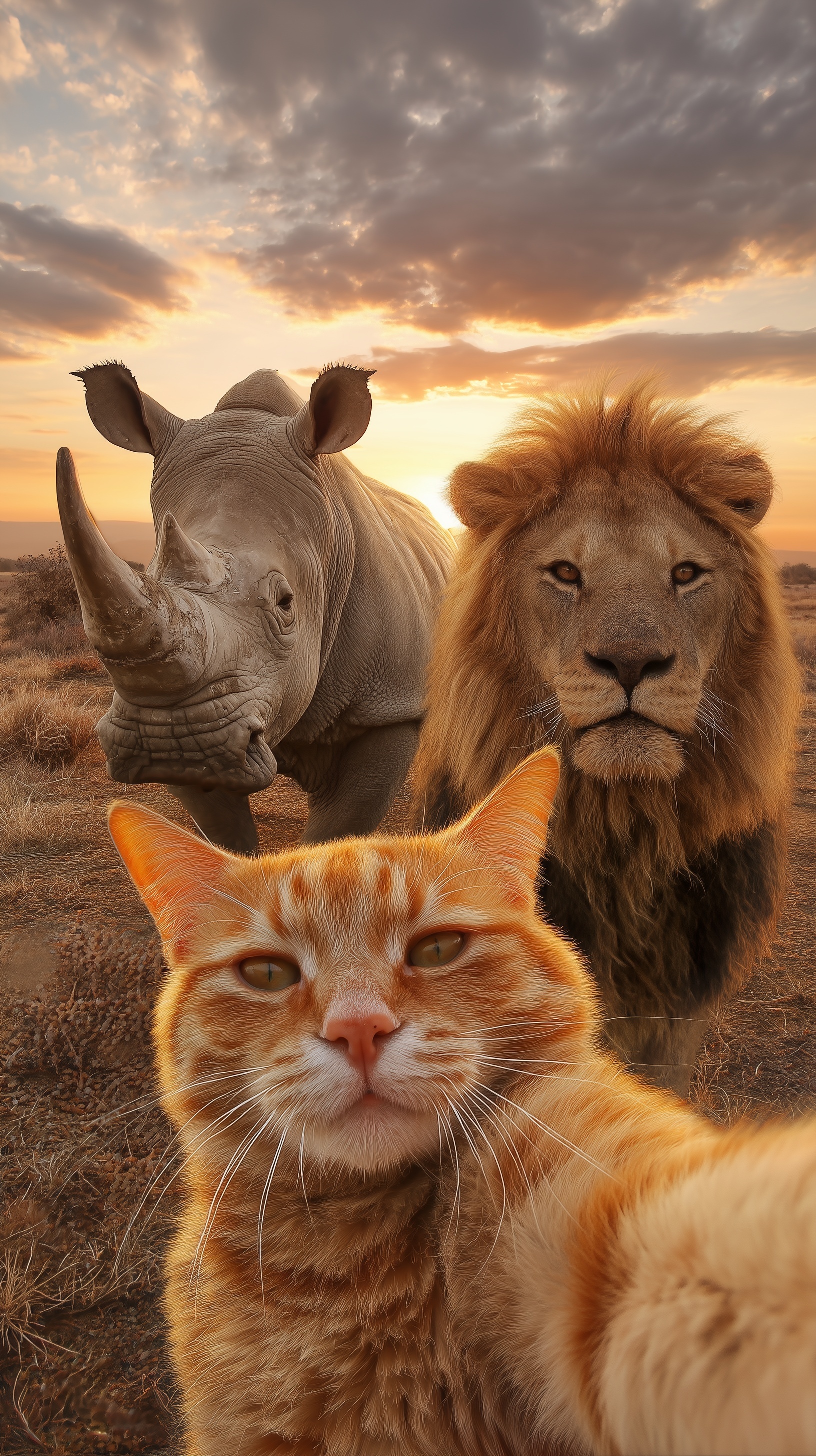 Sunset Safari: Wild Selfie Adventure Awaits!