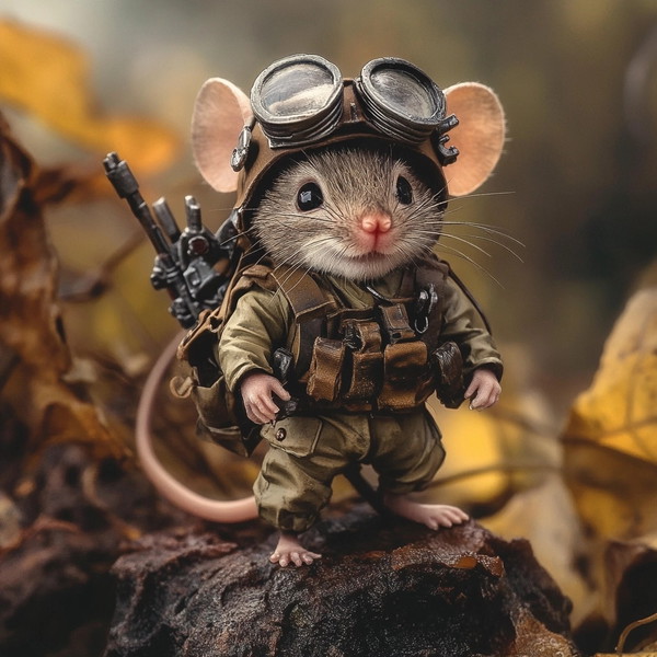 Heroic Mouse: The Ultimate Helldiver Soldier