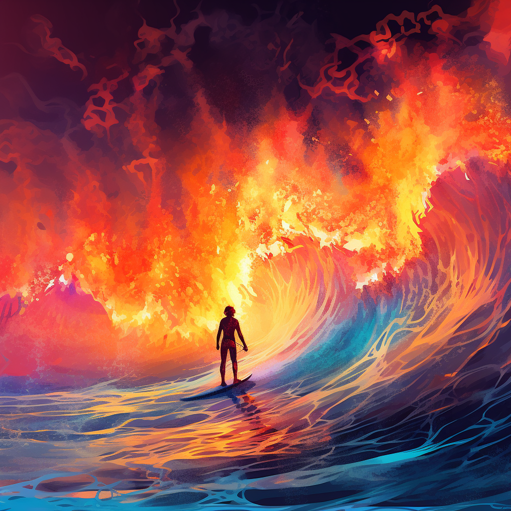 Magma Wave Surfer: High-Def Adventure