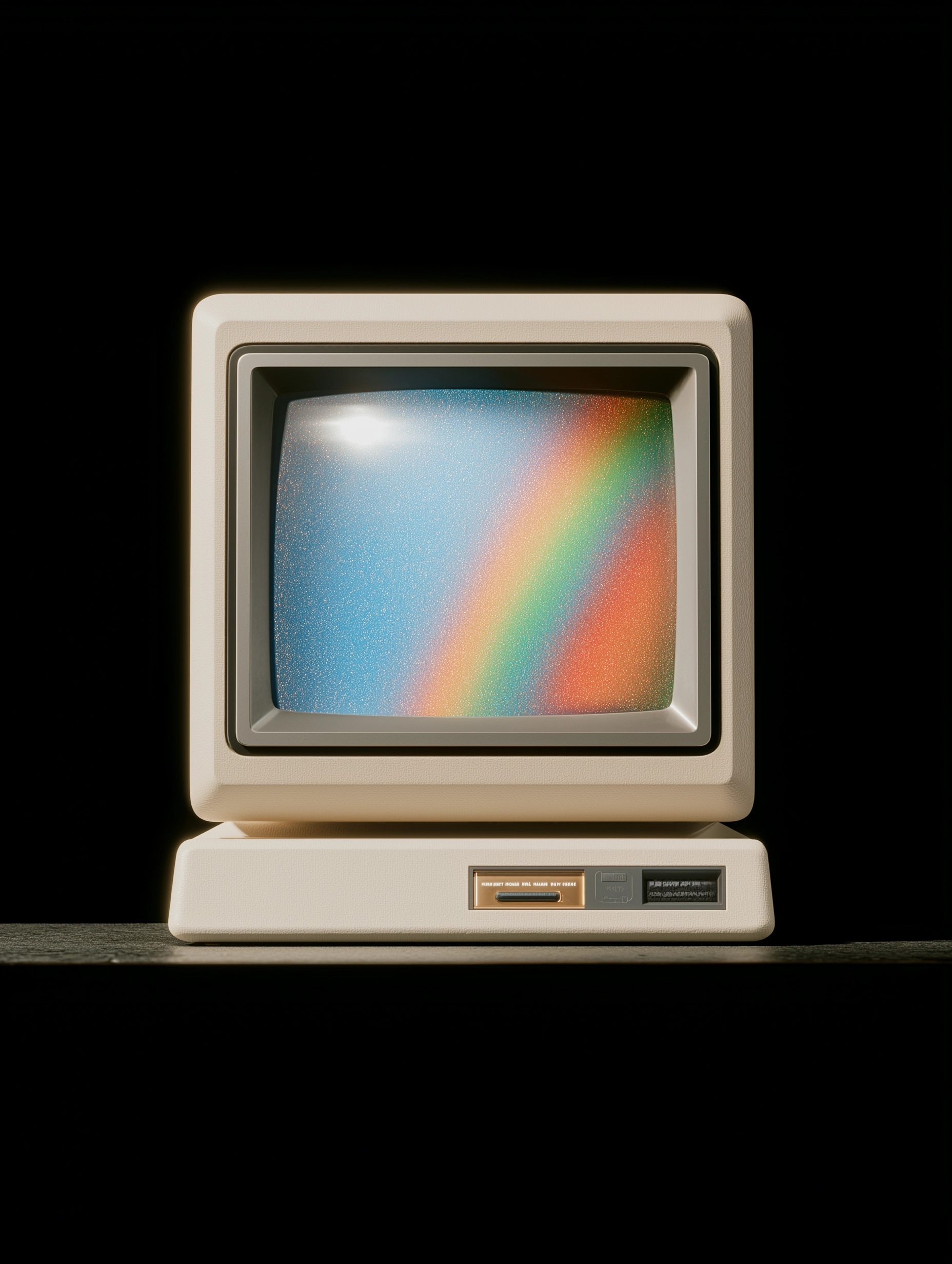 Shiny Glass Computer: Iridescent Elegance Unleashed