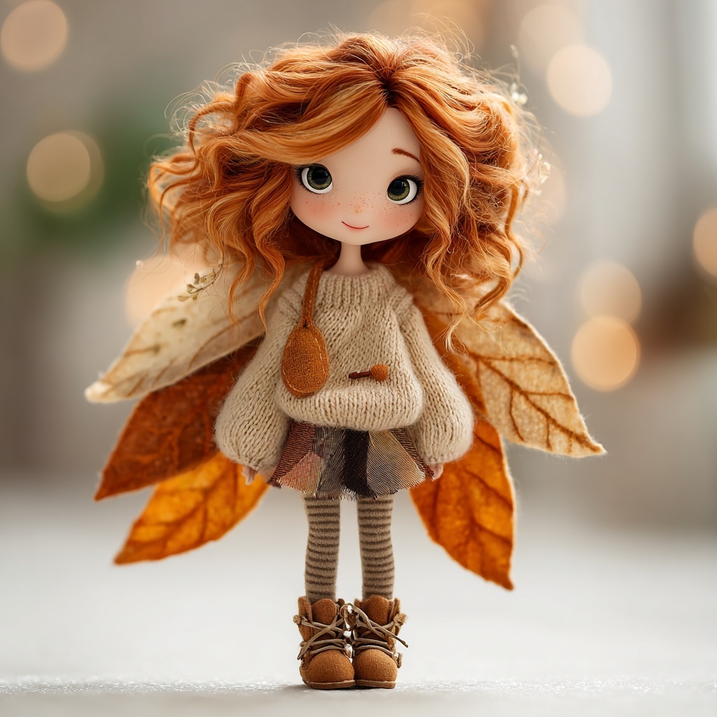 Whimsical Autumn Fairy: Cozy Style & Big Dreams