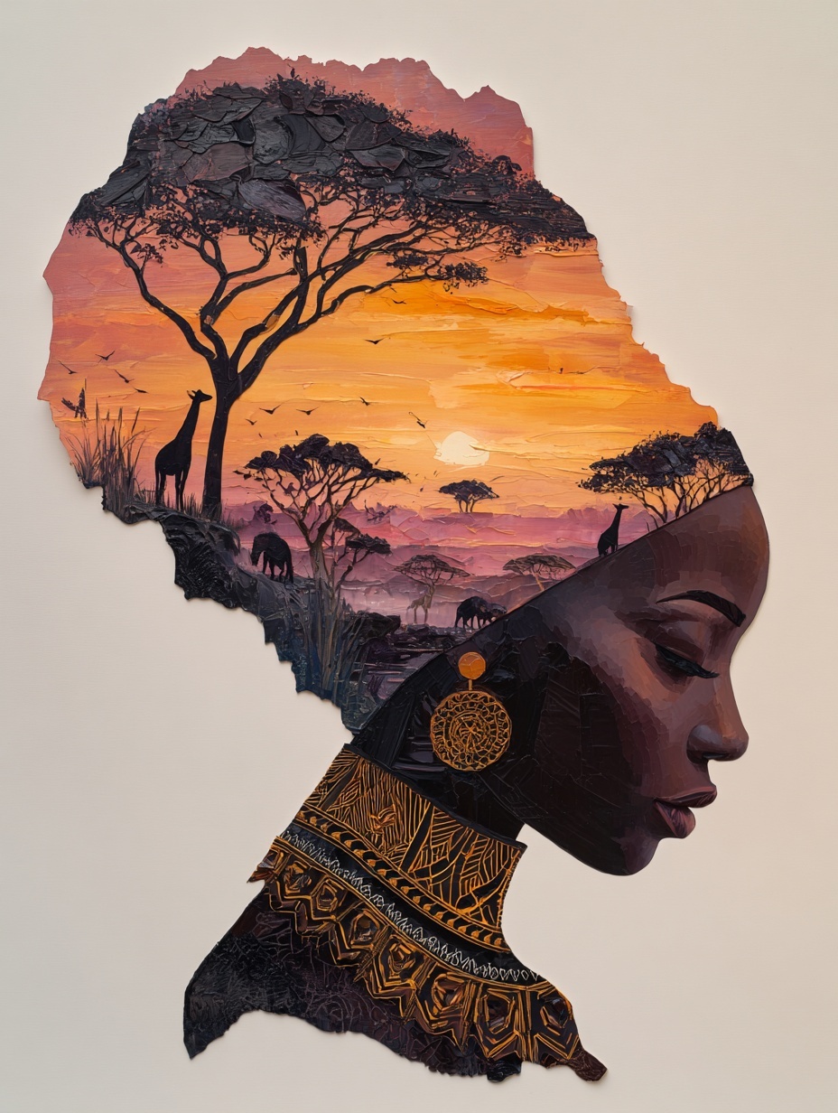Embrace African Heritage in Stunning Artwork