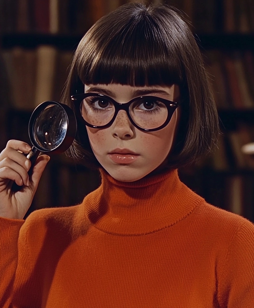 Retro Dark Fantasy: Velma's Idea in a Haunted Library