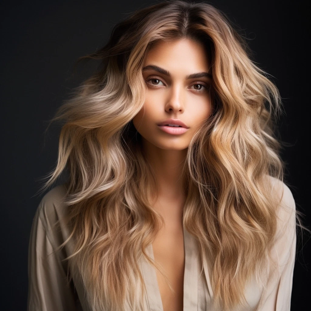 Chic Indian Layered Hairstyles for Blonde Women