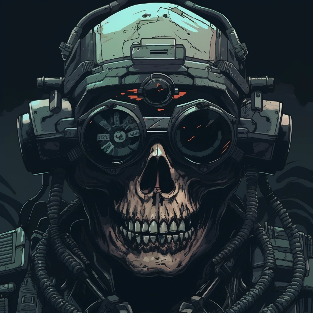 Night Vision Skull: Military-inspired Gear with Stunning Detail